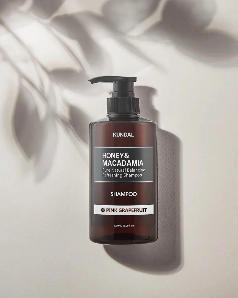 KUNDAL Honey & Macadamia Nature Shampoo #Pink Grapefruit - Image 3
