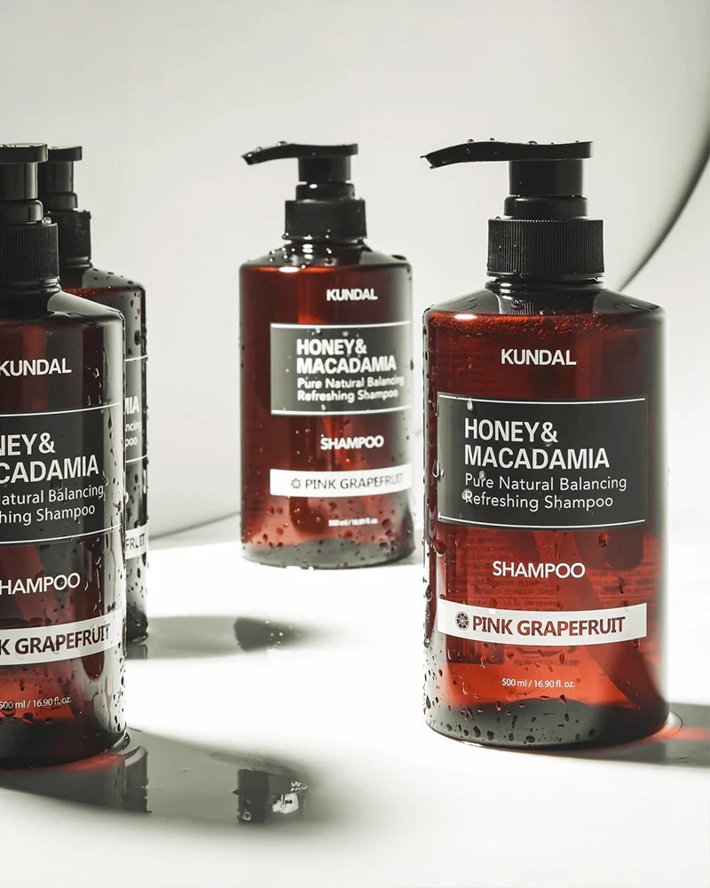 KUNDAL Honey & Macadamia Nature Shampoo #Pink Grapefruit - Image 5