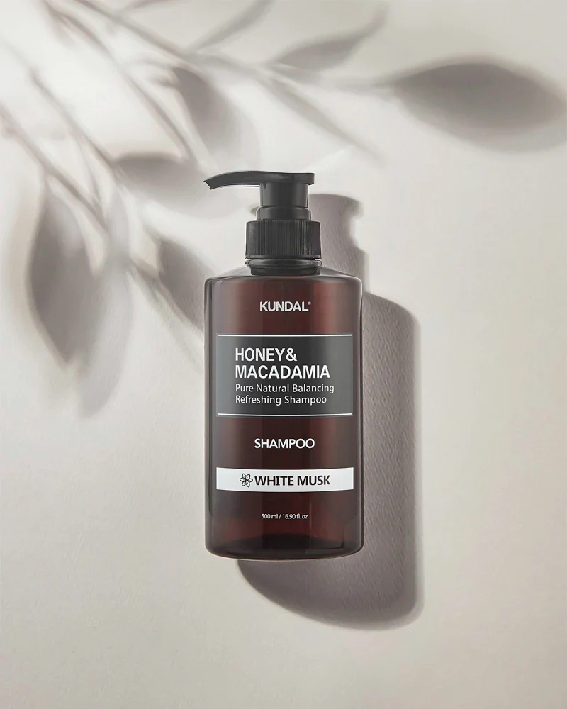 KUNDAL Honey & Macadamia Nature Shampoo #White Musk - Image 4