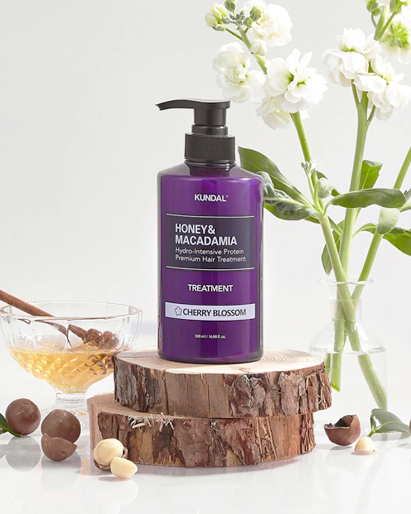 KUNDAL Honey & Macadamia Protein Treatment #Cherry Blossom - Image 2