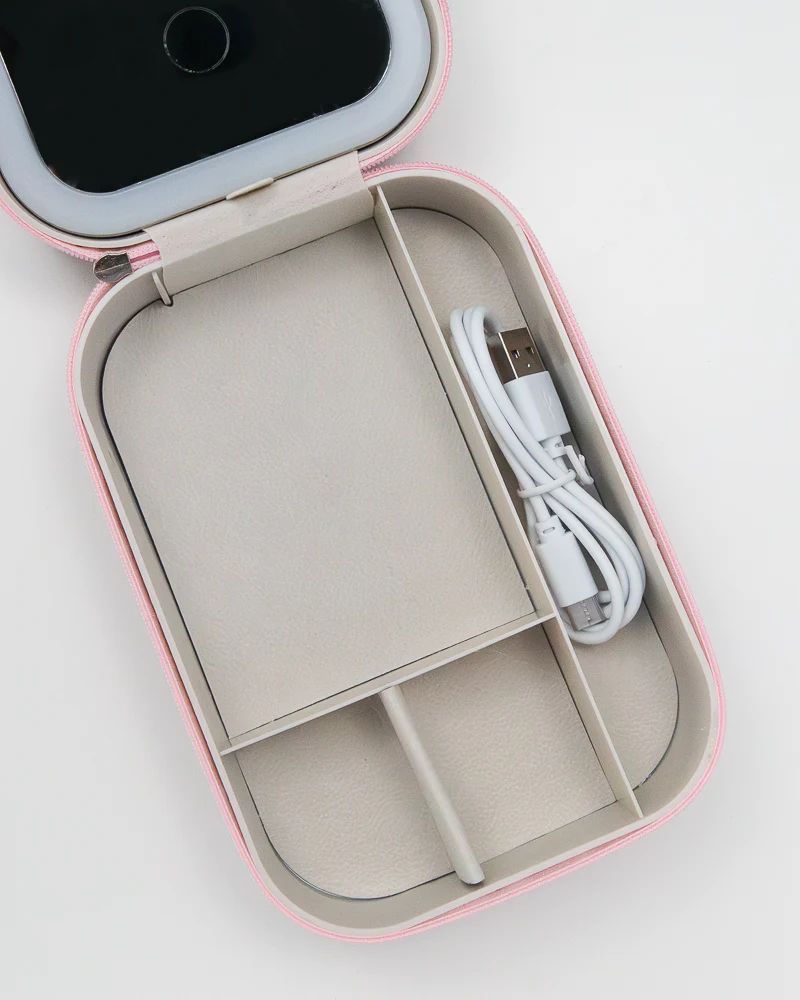 LED Mirror Makeup Foldable Box - Image 10