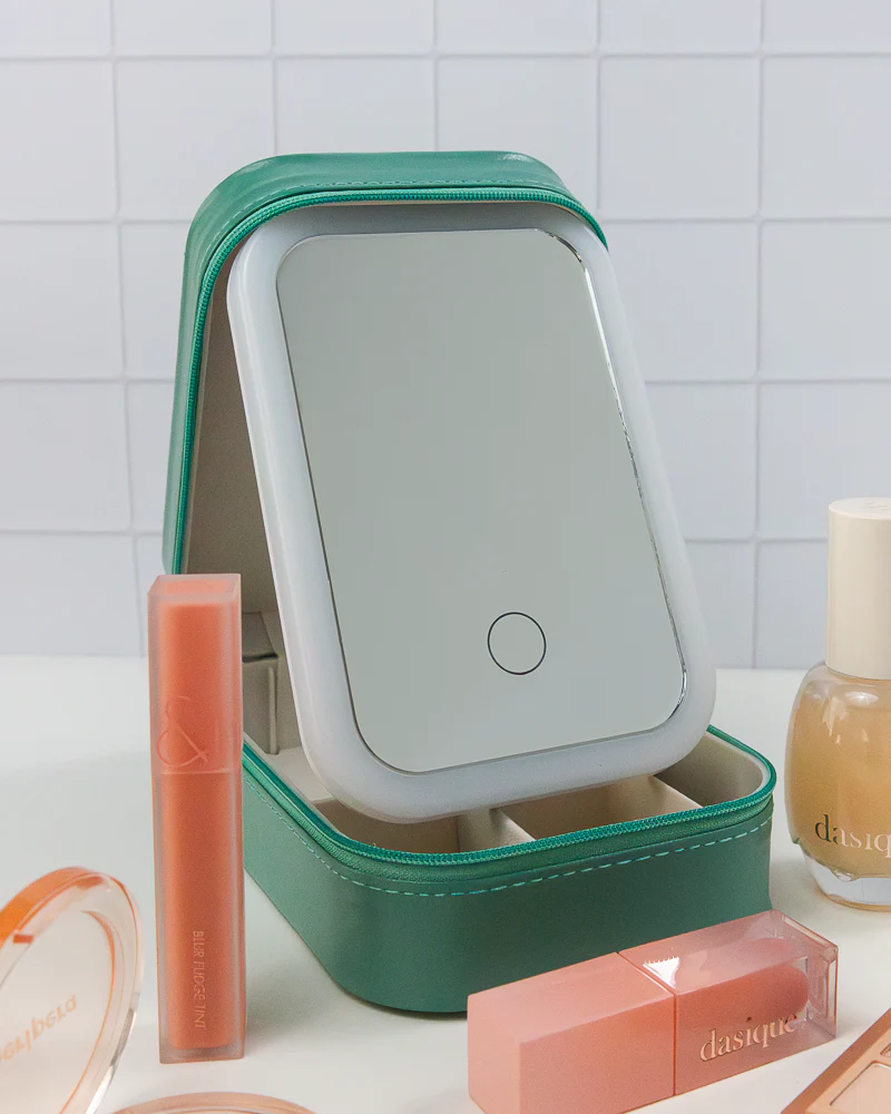 LED Mirror Makeup Foldable Box - Image 6