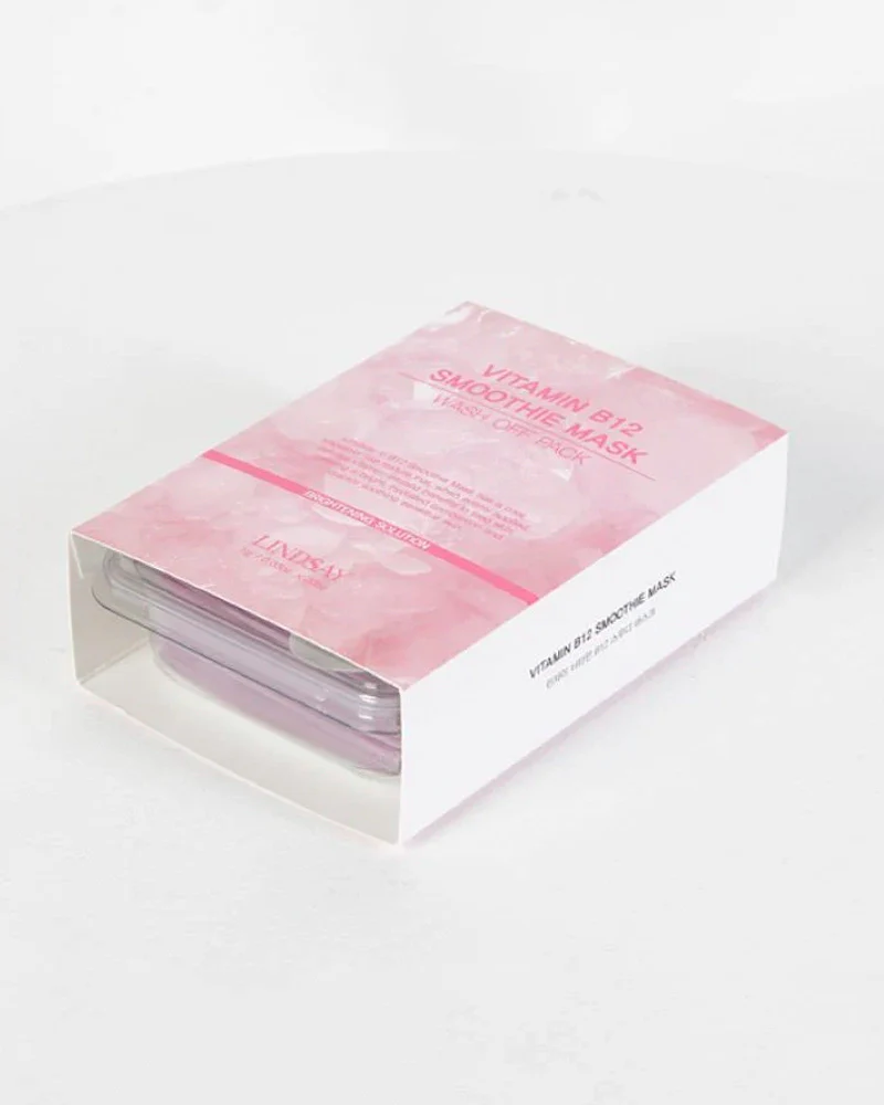 LINDSAY Vitamin B12 Smoothie Mask Wash Off Pack - Image 4