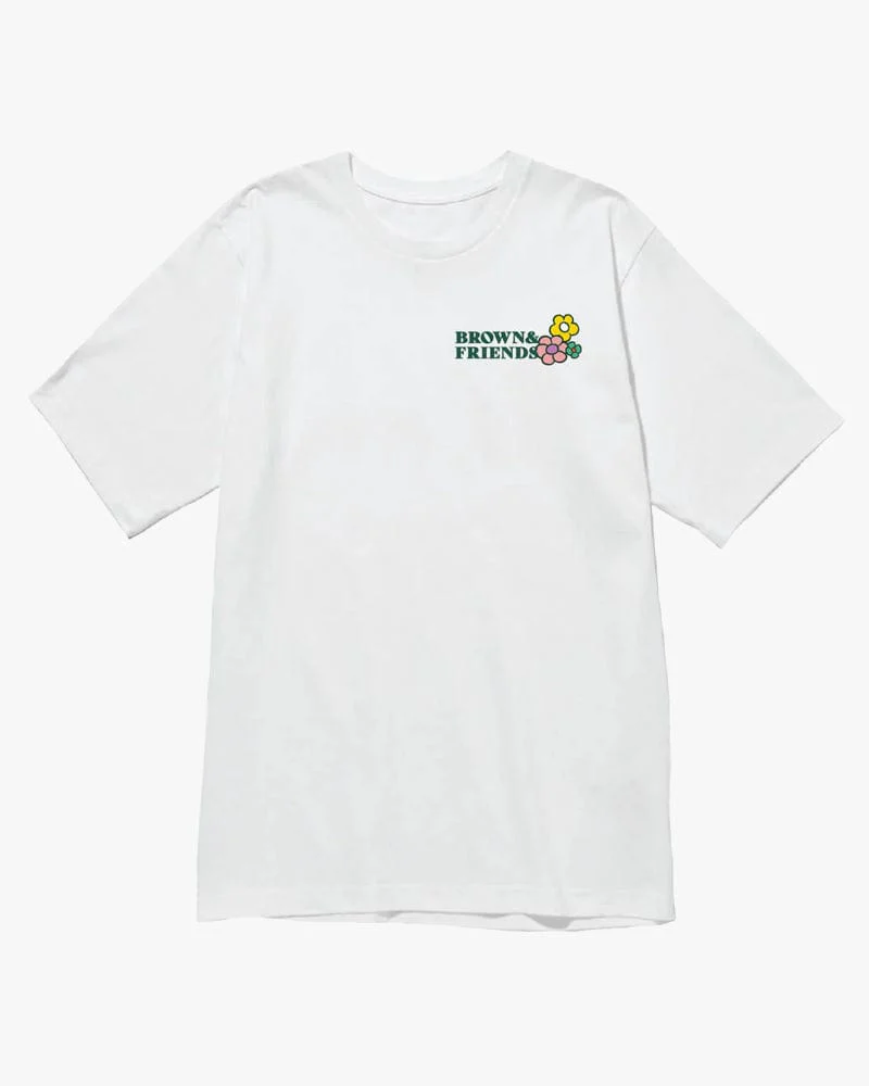 LINE FRIENDS Go Green T-Shirt - White