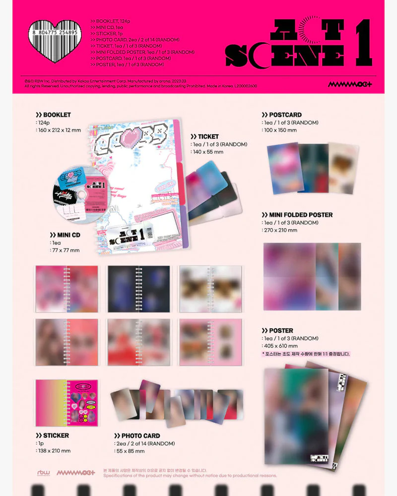 MAMAMOO - ACT 1, SCENE 1 (1ST SINGLE ALBUM) - Image 2