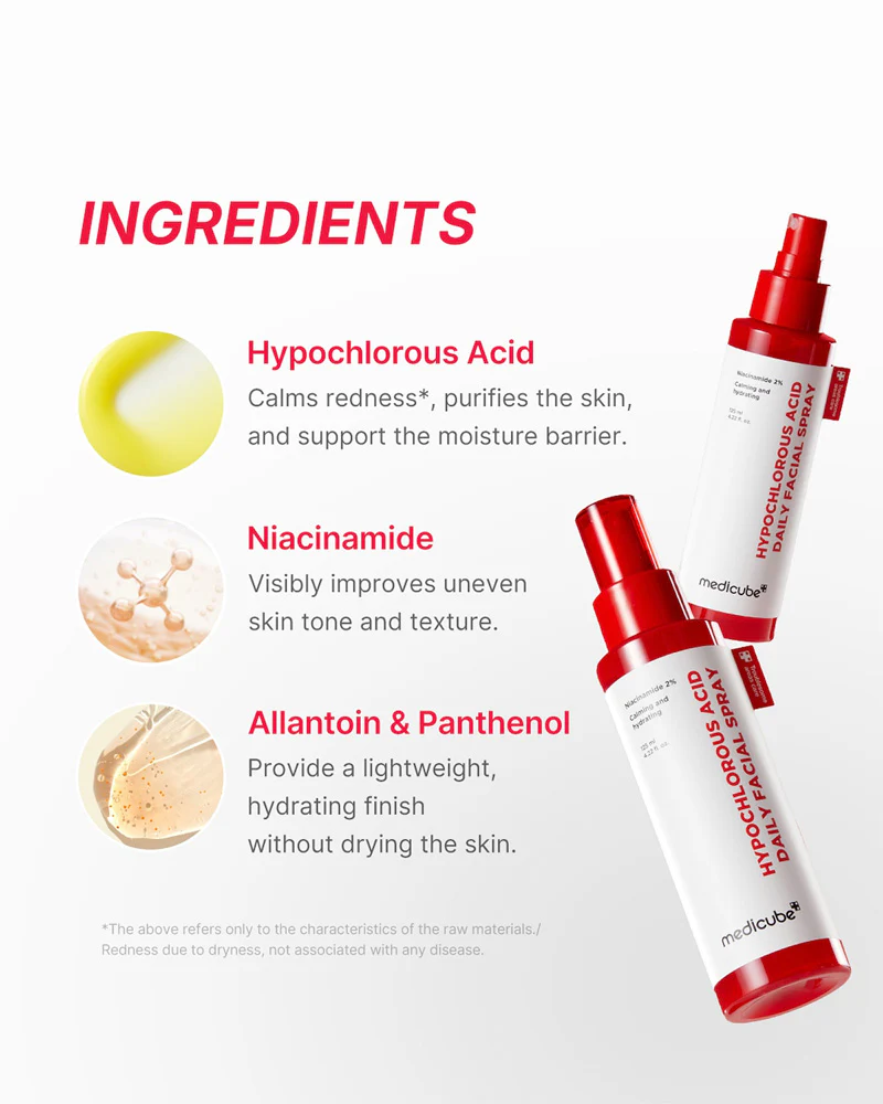 medicube Hypochlorous Acid Daily Facial Spray - Image 5