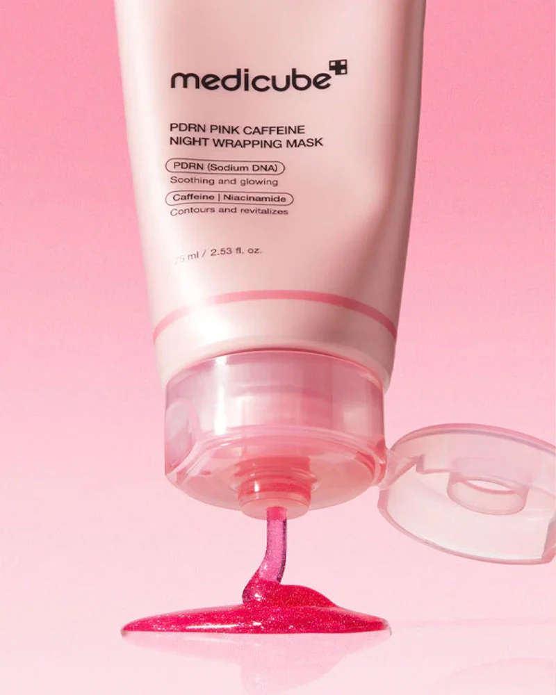 medicube PDRN Pink Caffeine Night Wrapping Mask - Image 3