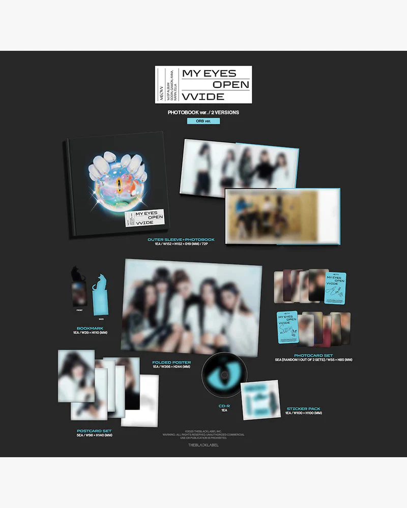 MEOVV - 1st EP ALBUM 'MY EYES OPEN VVIDE' (PHOTOBOOK ver.) (2 Versions) - Image 2