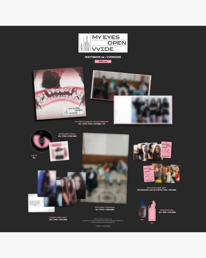 MEOVV - 1st EP ALBUM 'MY EYES OPEN VVIDE' (PHOTOBOOK ver.) (2 Versions) - Image 3