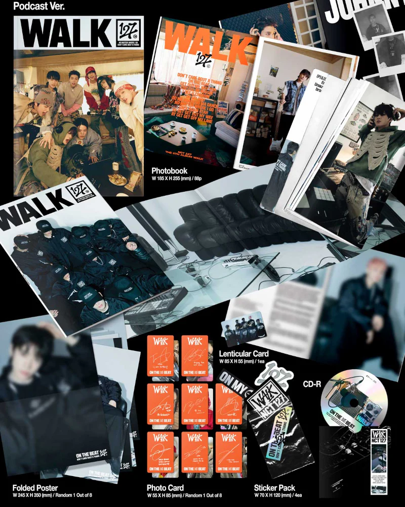 NCT 127 - 6TH FULL ALBUM [WALK] (Podcast Ver.) - Image 2