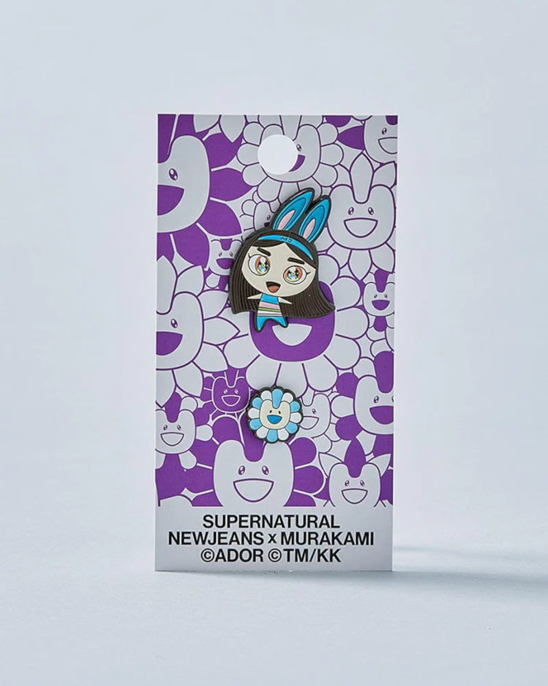 NewJeans x MURAKAMI METAL PIN BADGE - Image 2