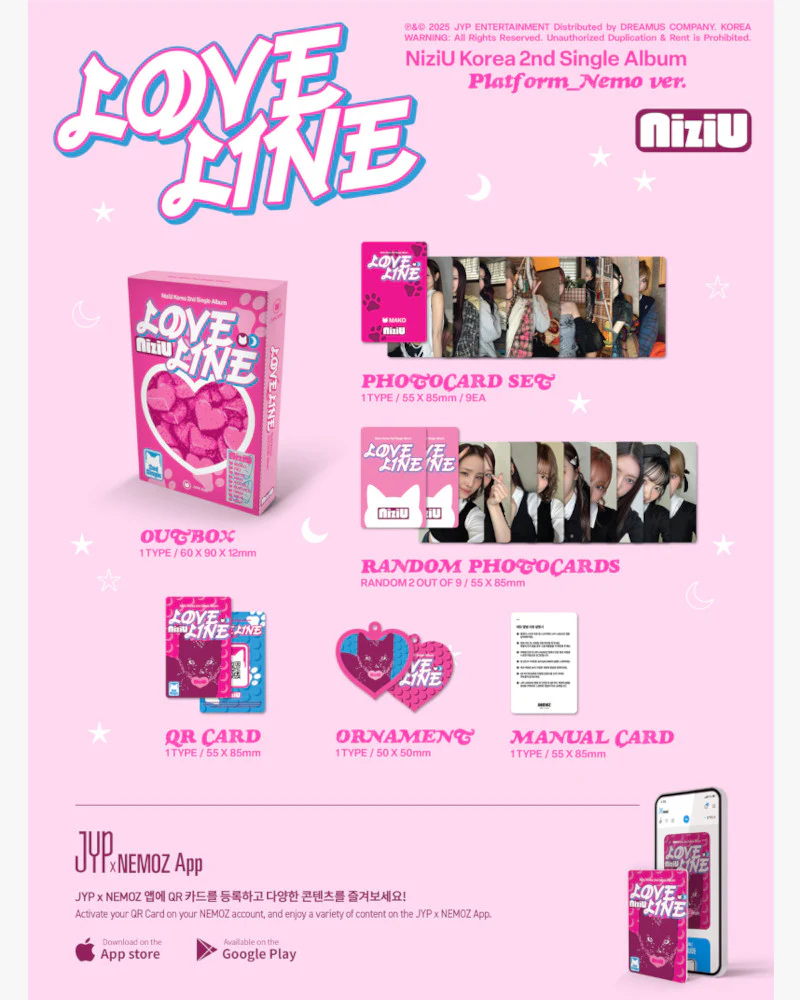 NiziU - 2nd Single Album [LOVE LINE] (Platform Nemo Ver.) - Image 2
