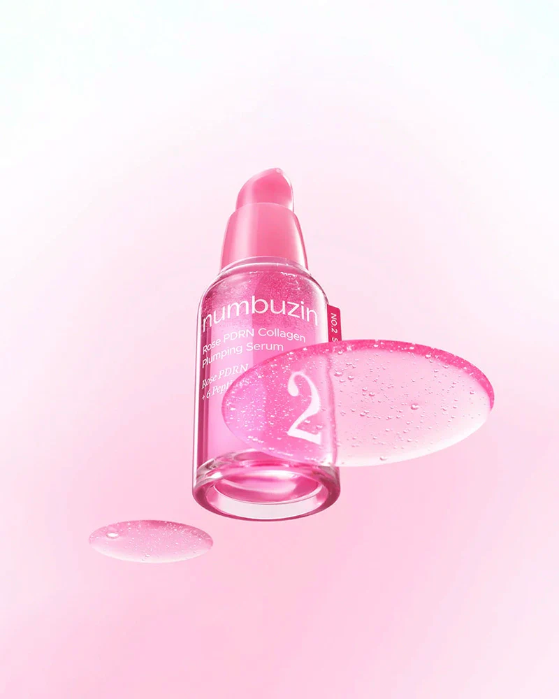 numbuzin No.2 Rose PDRN Collagen Plumping Serum - Image 3