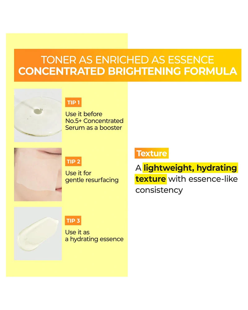 numbuzin No.5 Vitamin Boosting Essential Toner - Image 4