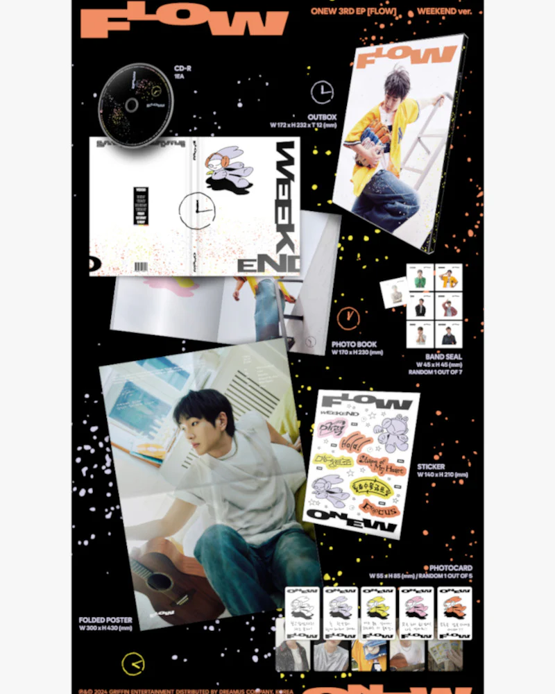 ONEW (SHINee) - 3RD MINI ALBUM [FLOW] (2 Versions) - Image 3