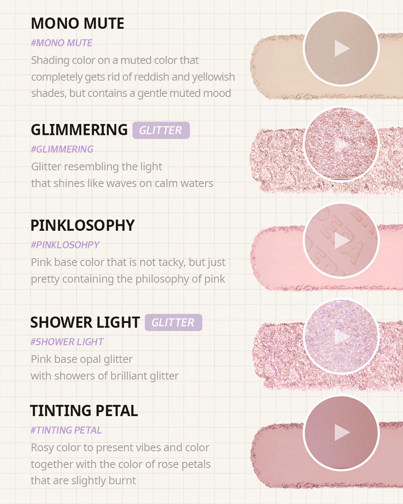 peripera All Take Mood Palette #Muteful Rose - Image 4