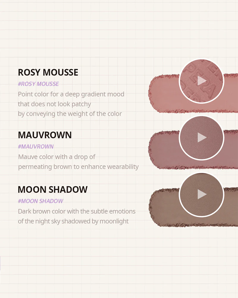 peripera All Take Mood Palette #Muteful Rose - Image 5