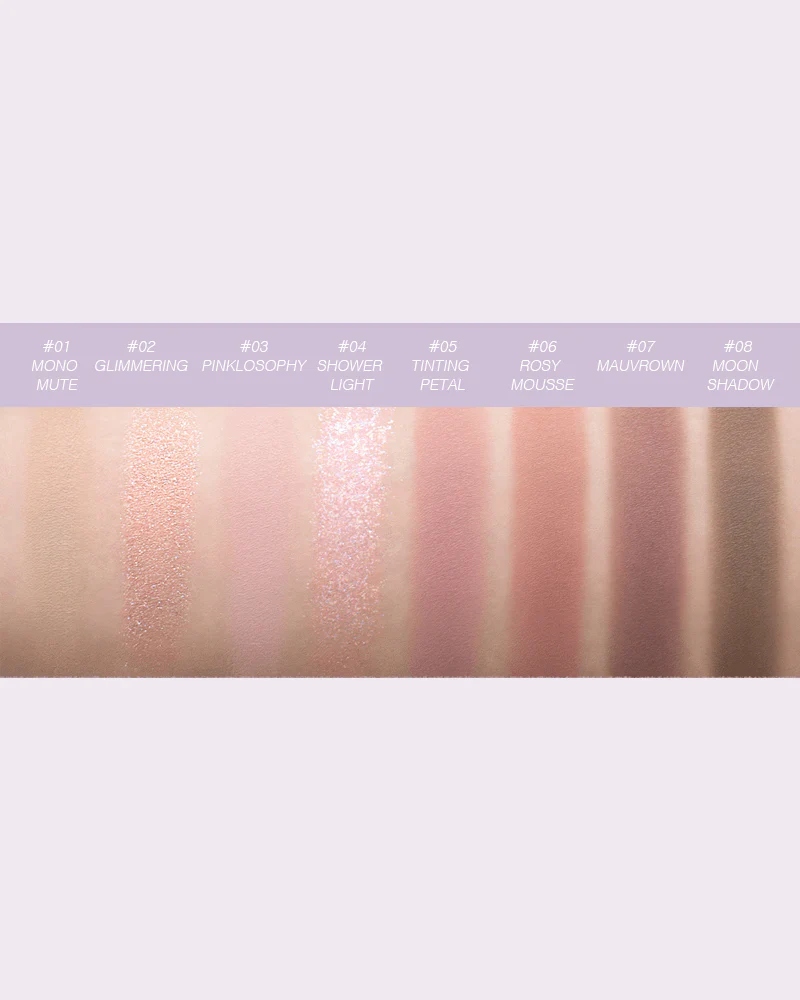 peripera All Take Mood Palette #Muteful Rose - Image 7
