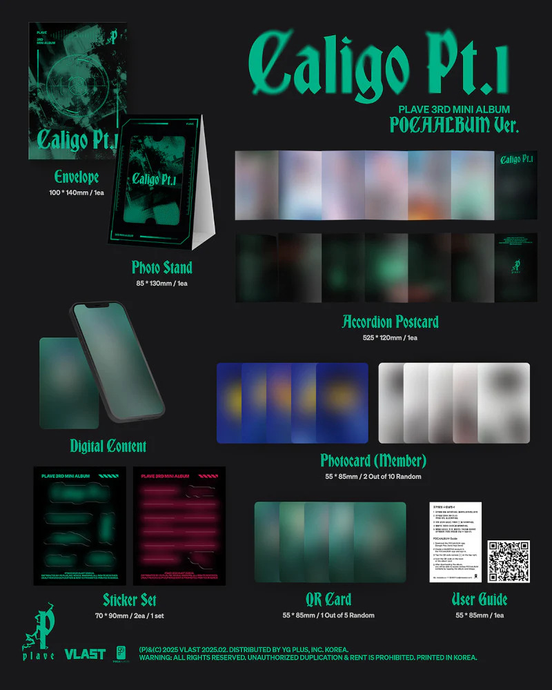 PLAVE - 3rd mini album 'Caligo Pt.1' (POCA ALBUM Ver.) - Image 2