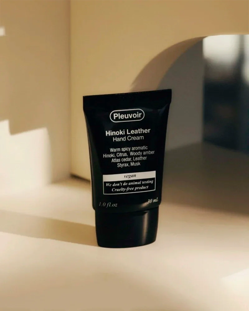 Pleuvoir Hand Cream #Hinoki Leather - Image 2