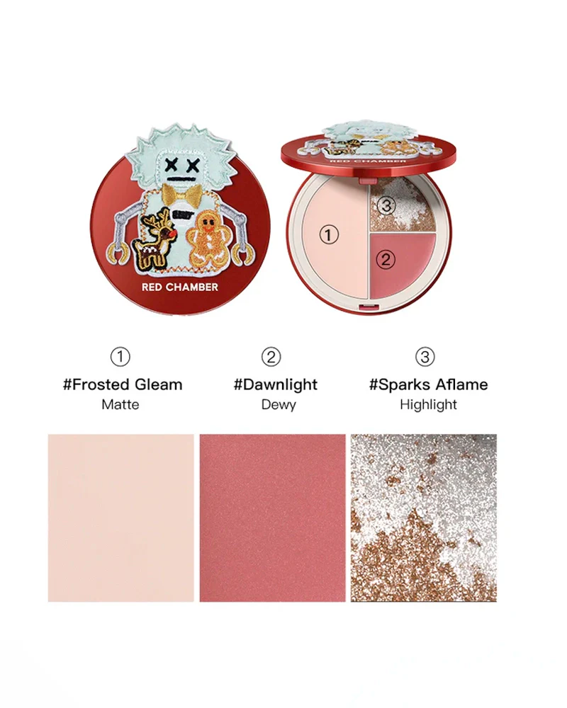 RED CHAMBER HARUKI Tri-Color Multi-Purpose Highlighter - Image 3