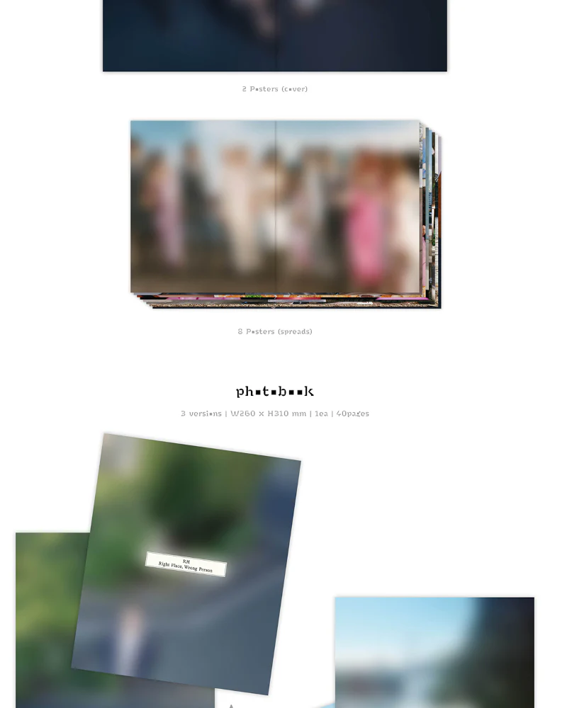 RM (BTS) - 2ND SOLO ALBUM [Right Place, Wrong Person] (3 Versions) - Image 3