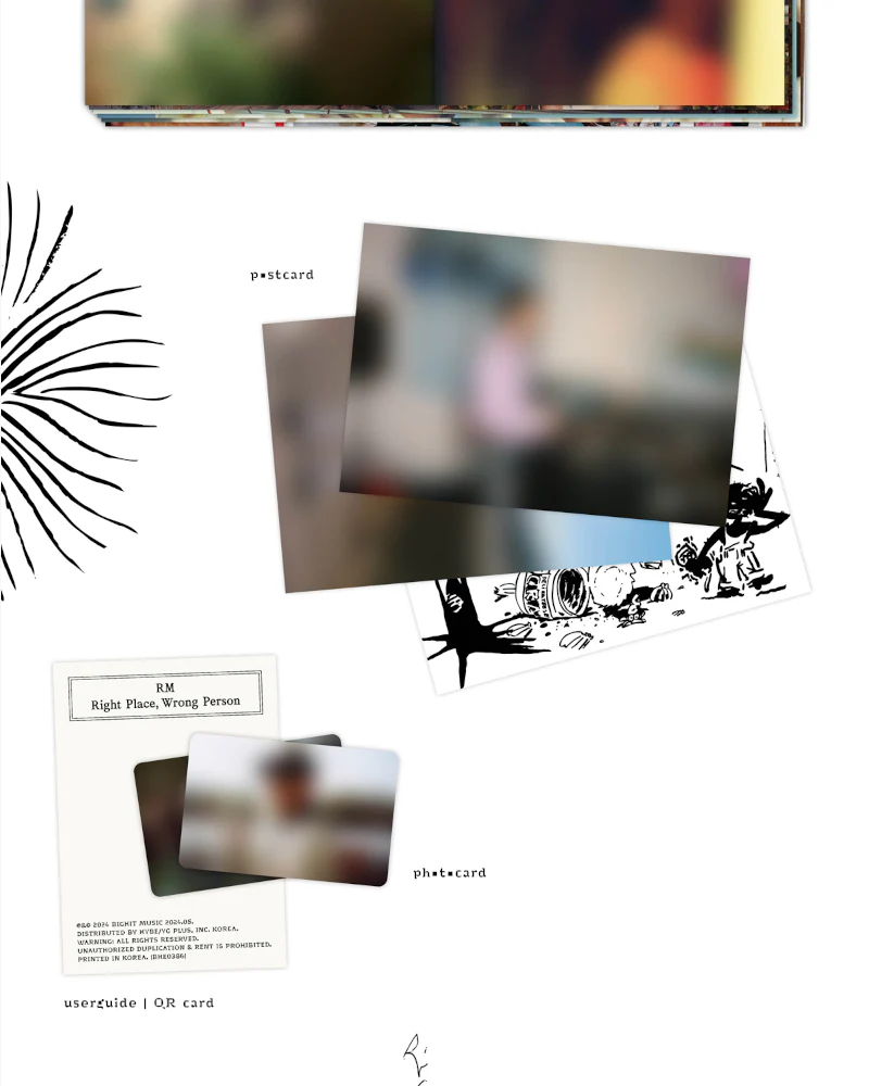 RM (BTS) - 2ND SOLO ALBUM [Right Place, Wrong Person] (Weverse Ver.) - Image 3