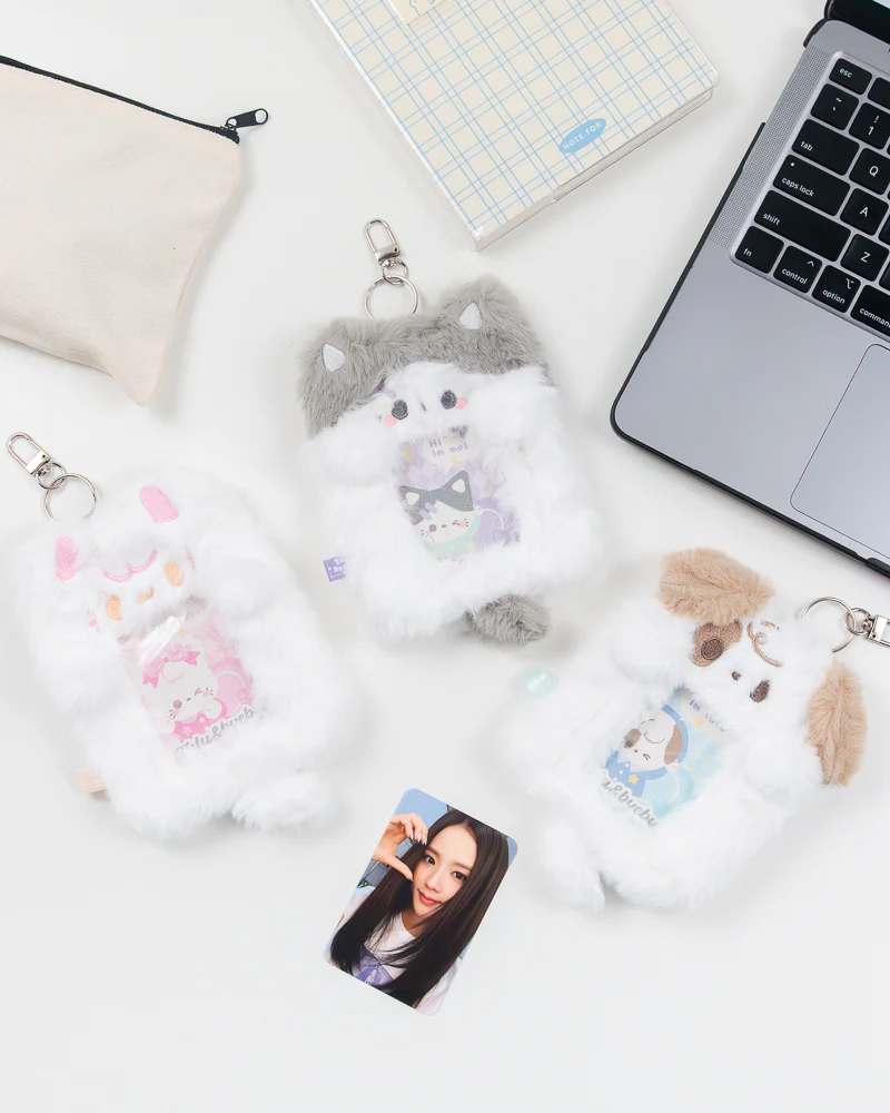 Rosyposy Tutu Byebye Animal Card Holder Keychain