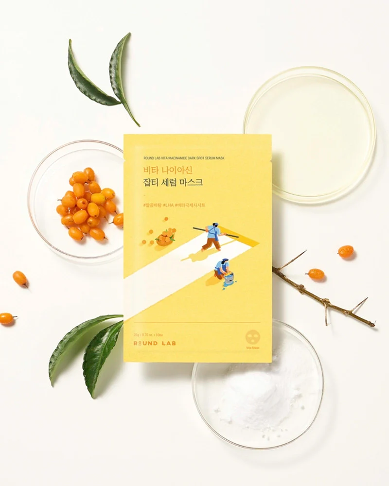 ROUND LAB Vita Niacinamide Dark Spot Serum Sheet Mask
