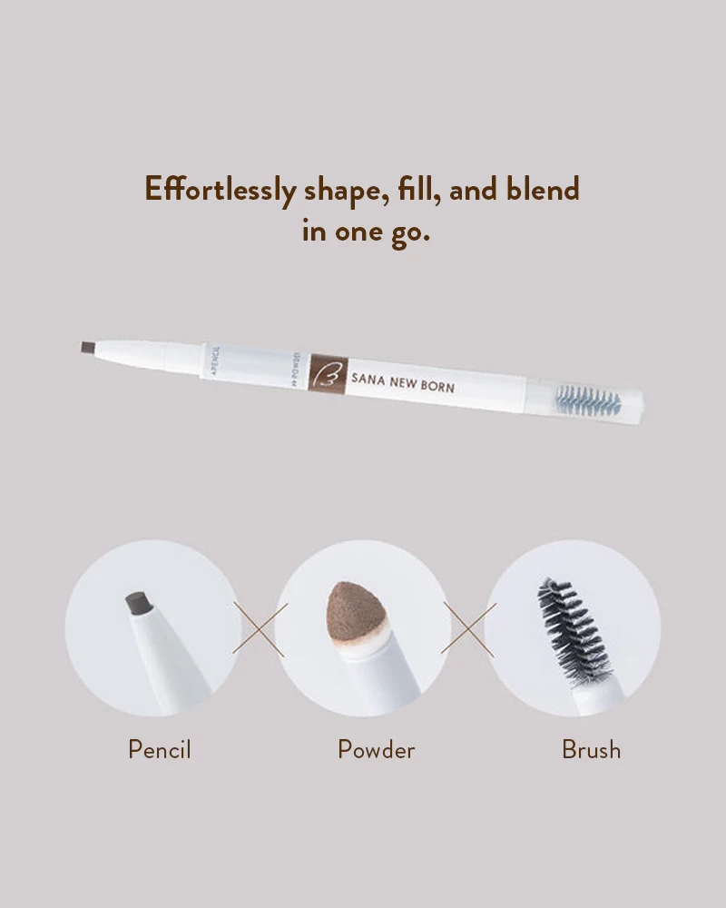 SANA New Born Eyebrow Pencil - Image 7