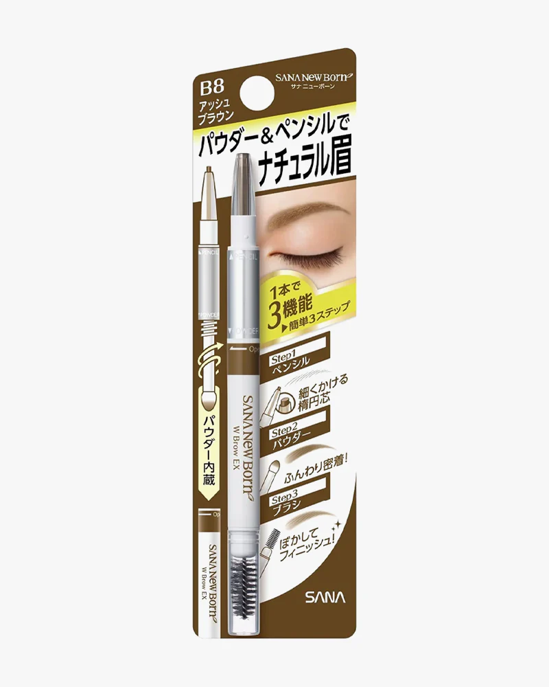 SANA New Born Eyebrow Powder and Pencil - Image 3