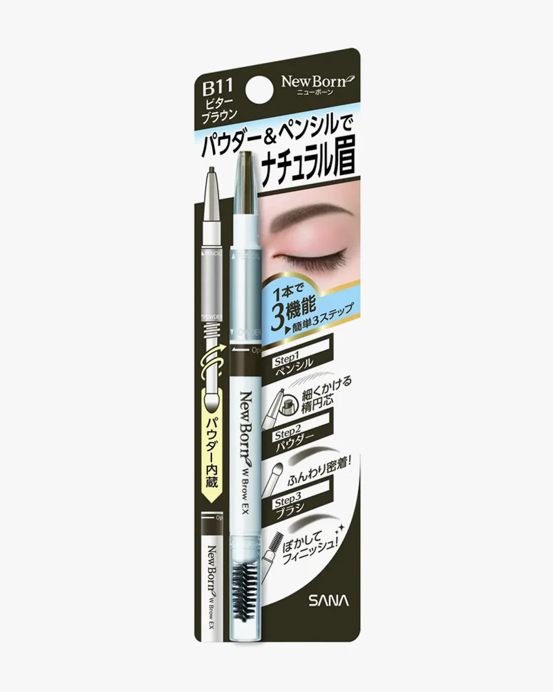 SANA New Born Eyebrow Powder and Pencil - Image 4