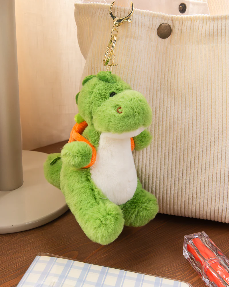 Scented Dinosaur with Fruit Bag Keychain - Image 4