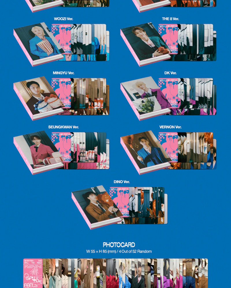 SEVENTEEN - 12th Mini Album [SPILL THE FEELS] (CARAT Ver.) (13 Versions — Random) - Image 3