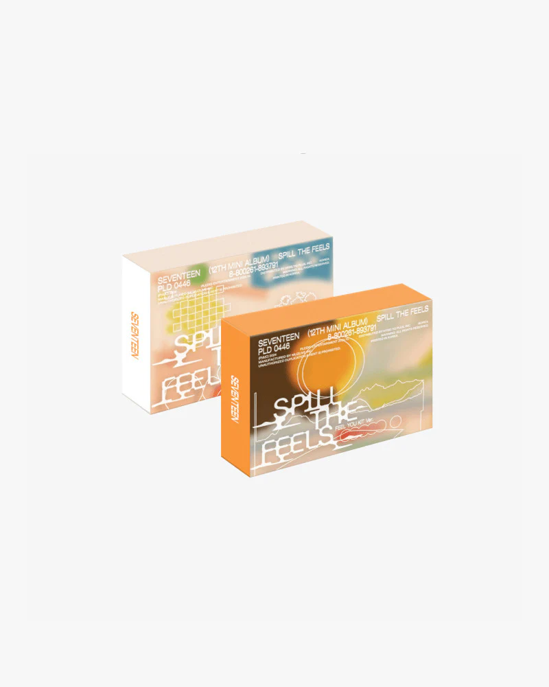 SEVENTEEN - 12th Mini Album [SPILL THE FEELS] (KiT Ver.) (2 Versions)