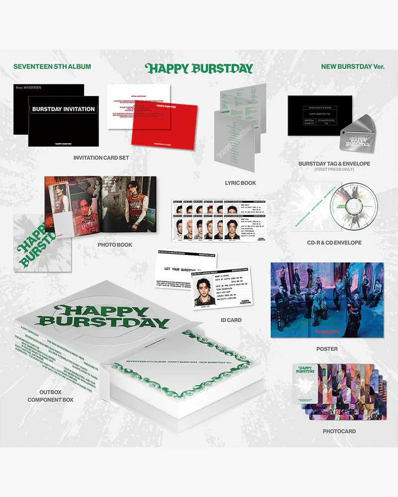 SEVENTEEN - 5th Album ‘HAPPY BURSTDAY’ (3 Versions) - Image 4