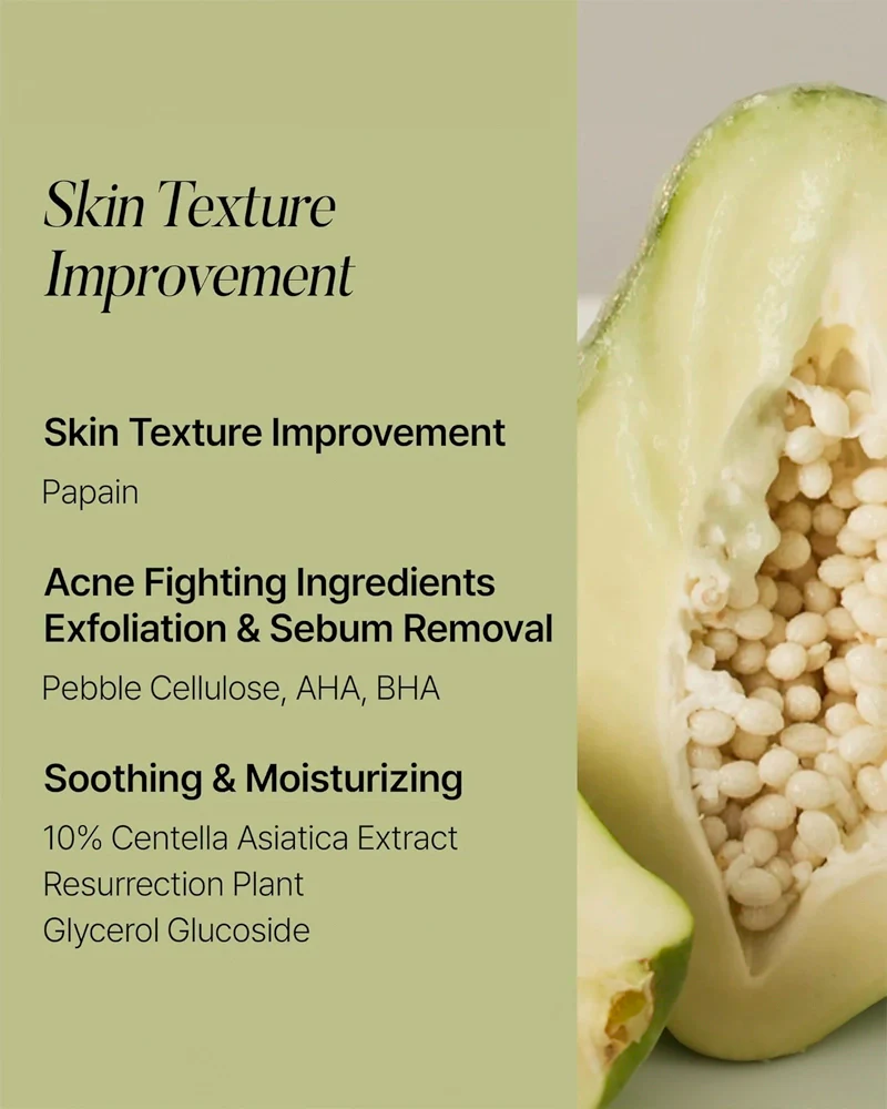 shaishaishai Green Papaya Body & Face Peeling Cleanser 150ml - Image 5