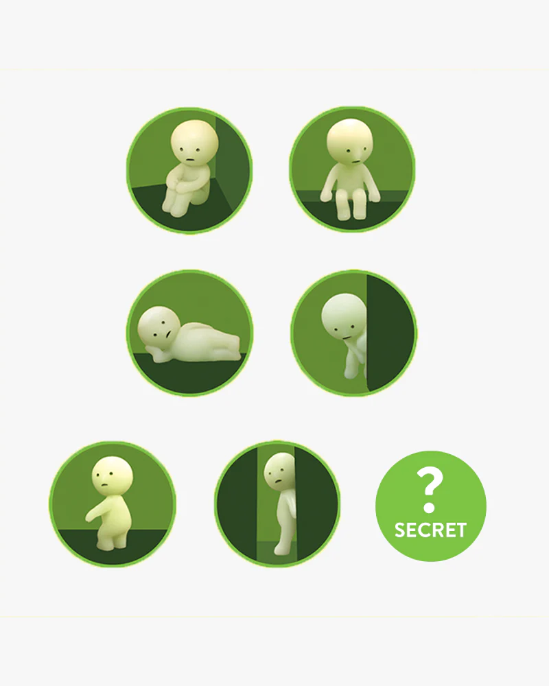 Smiski® Mini Figure Series 1 Glow in the Dark Blind Box - Image 2