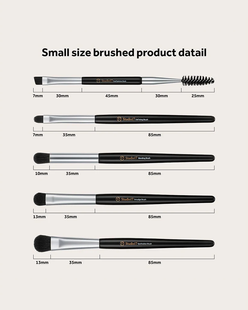 Studio 17 Eye Makeup Brush Set - Image 3