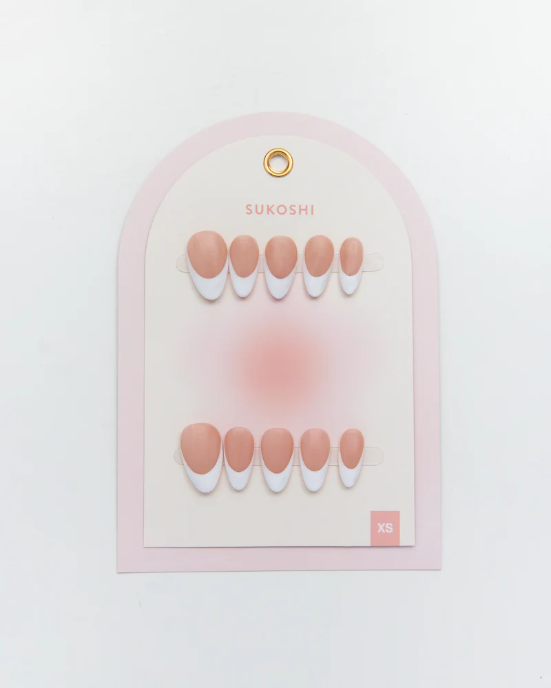 SUKOSHI Handmade Press-On Nails French Kiss - Image 2