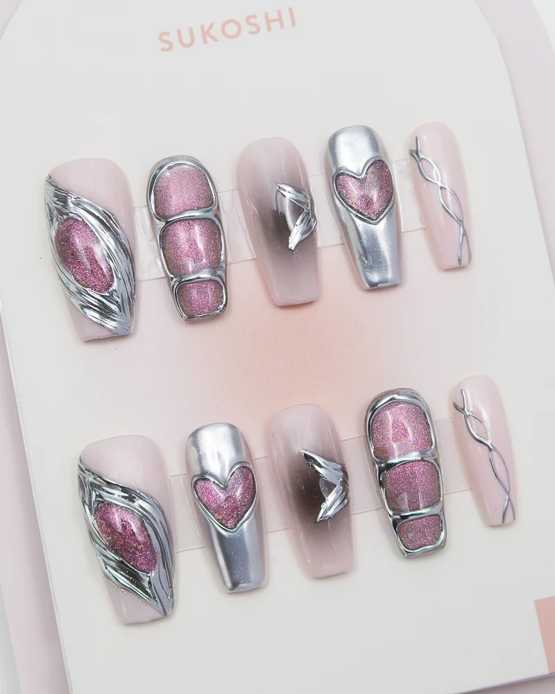 SUKOSHI Handmade Press-On Nails Y2K Princess