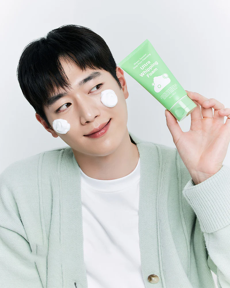 Sungboon Editor Green Tomato Deep Pore Cleansing Ultra Whipping Foam - Image 2