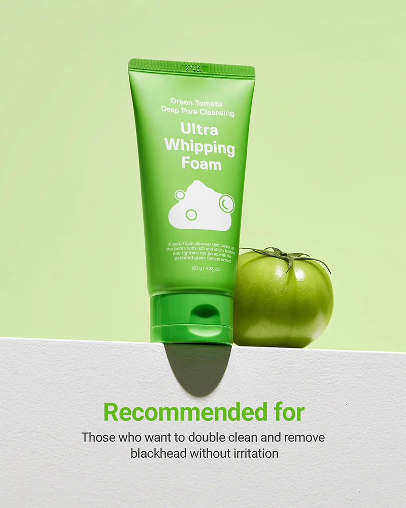 Sungboon Editor Green Tomato Deep Pore Cleansing Ultra Whipping Foam - Image 3