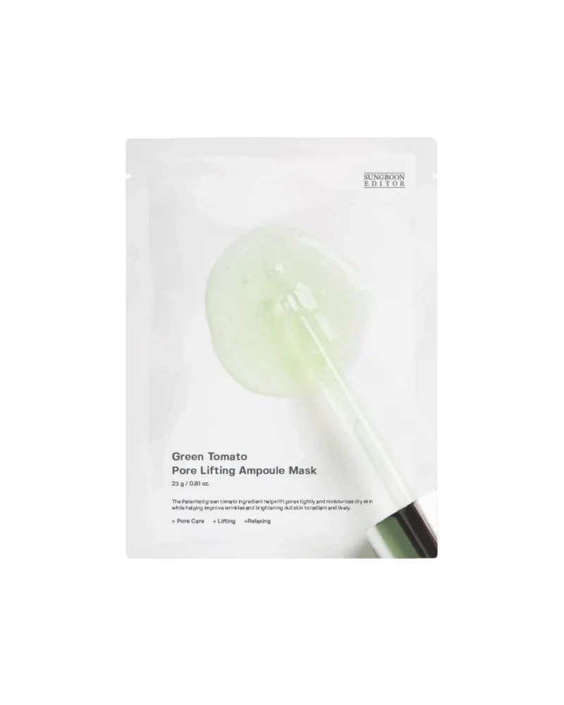 Sungboon Editor Green Tomato Pore Lifting Ampoule Mask - Image 4