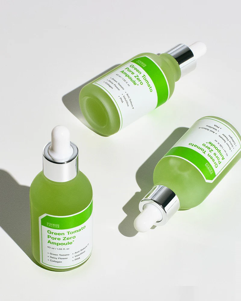 Sungboon Editor Green Tomato Pore Zero Ampoule+ - Image 3