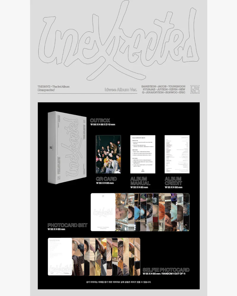 THE BOYZ - The 3rd Album 'Unexpected' (kiwee Album Ver.) - Image 2