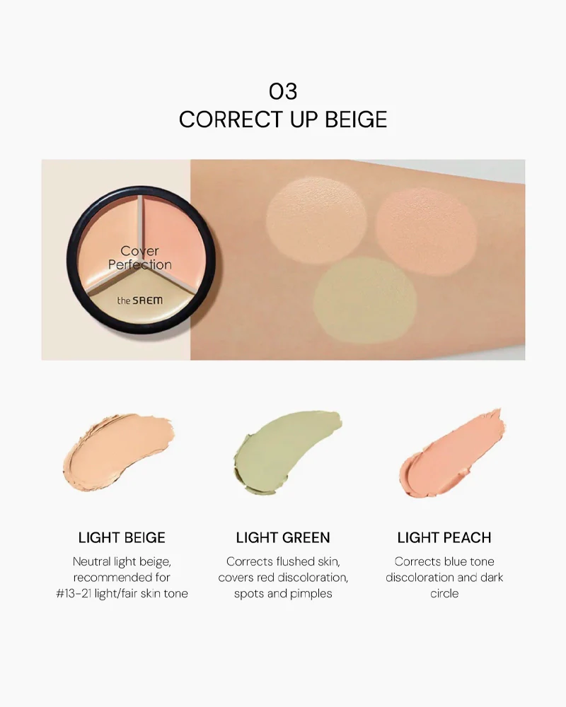 the SAEM Cover Perfection Triple Pot Concealer - Image 10