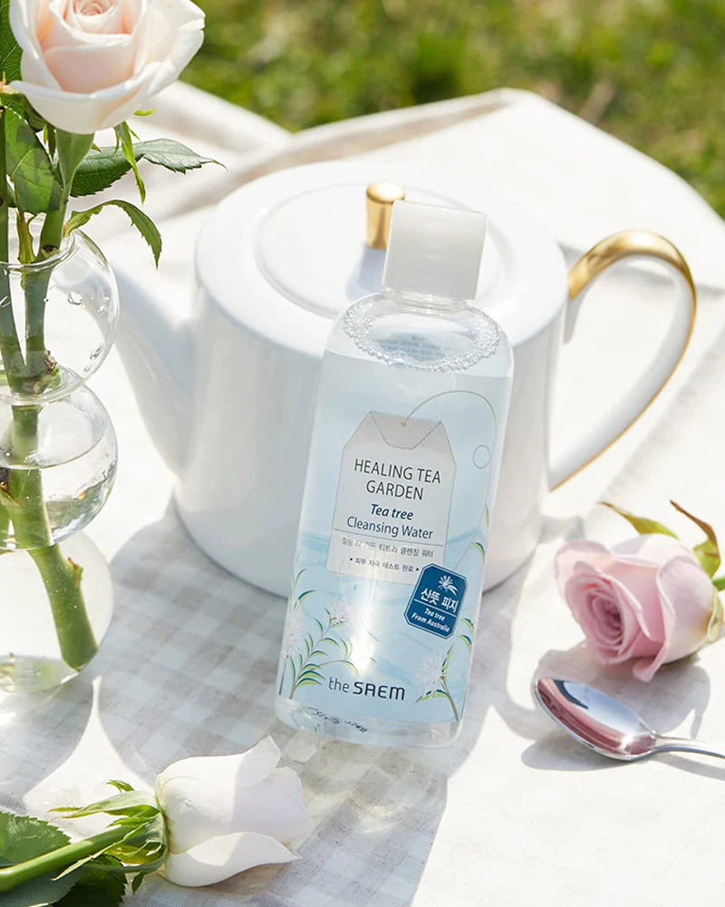 the SAEM Healing Tea Garden Tea Tree Cleansing Water - Image 3