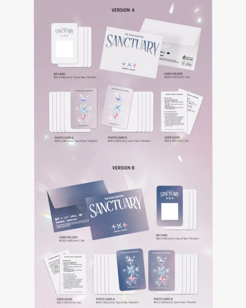 TOMORROW X TOGETHER (TXT) - 7th Mini Album [THE STAR CHAPTER: SANCTUARY] (Weverse Ver.) (2 Versions) - Image 2