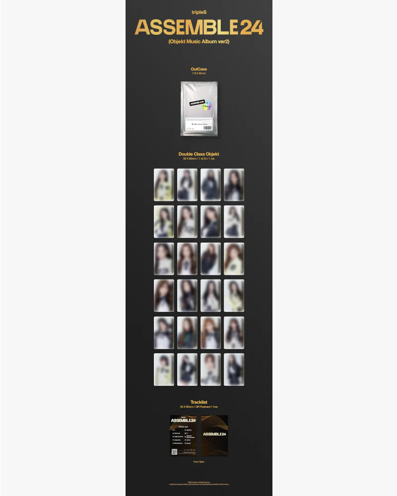 tripleS - 1ST FULL ALBUM [ASSEMBLE24] (Objekt Music Album ver2) - Image 2